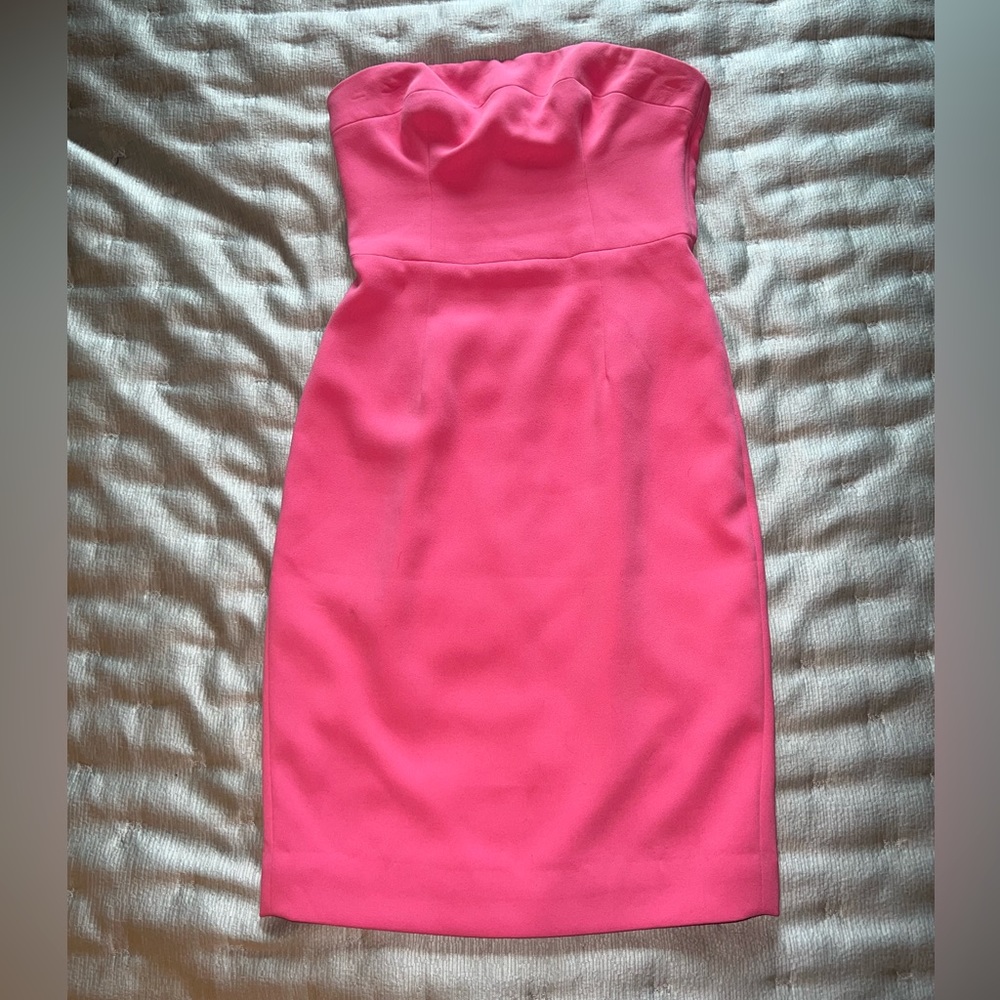 Pink strapless house of CB dress
